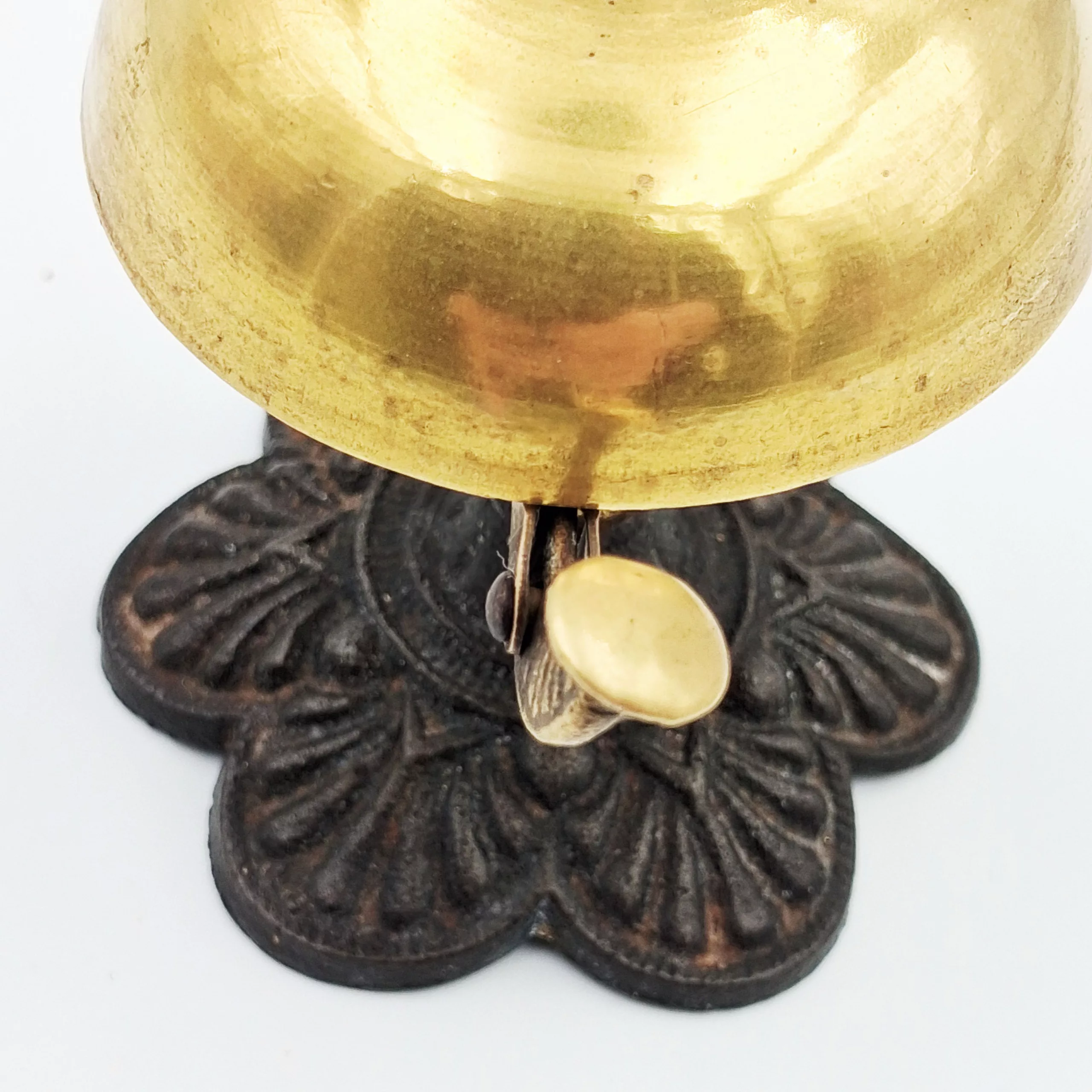 Antique hotel reception desk bell