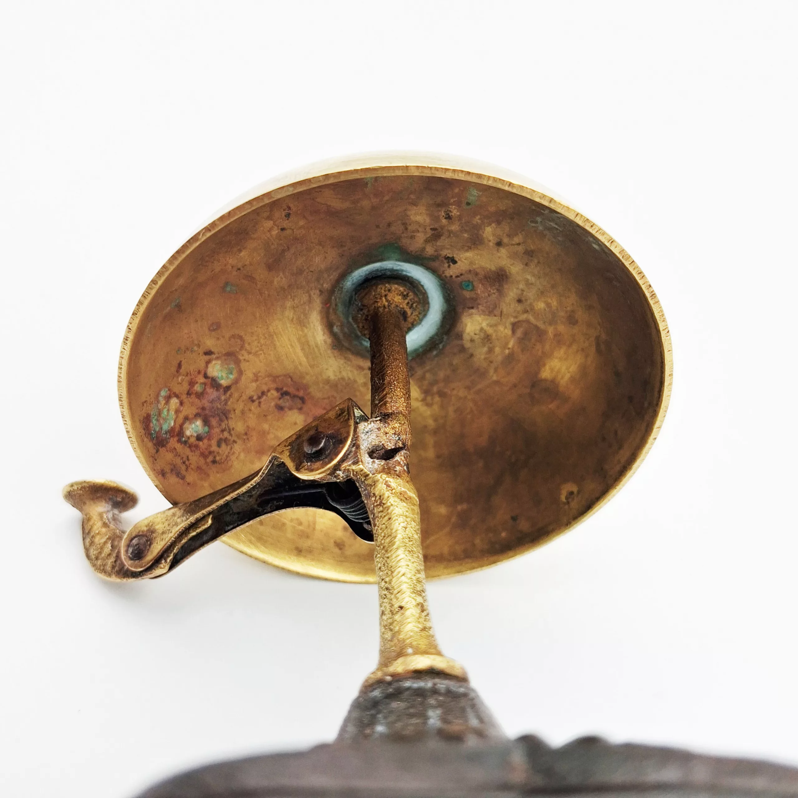 Antique hotel reception desk bell