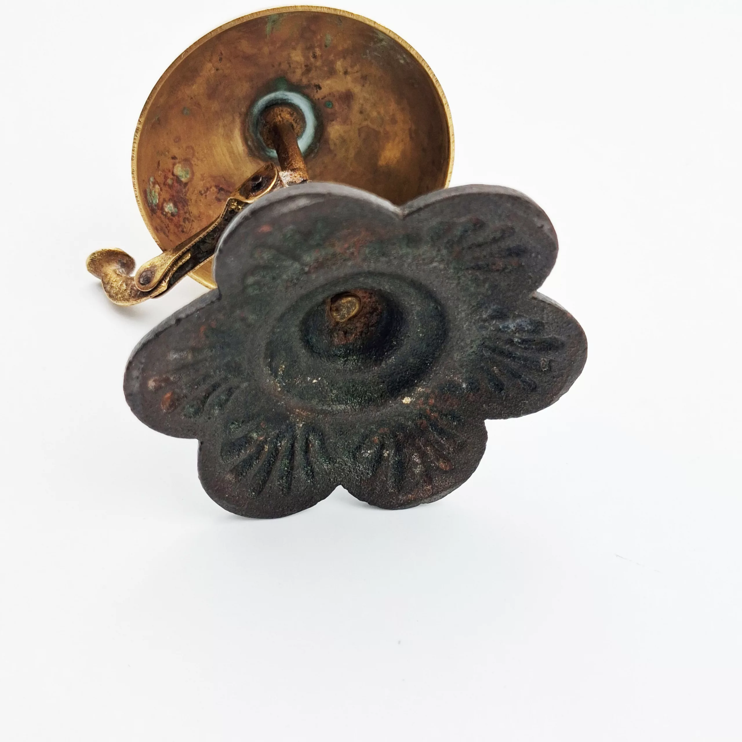 Antique hotel reception desk bell