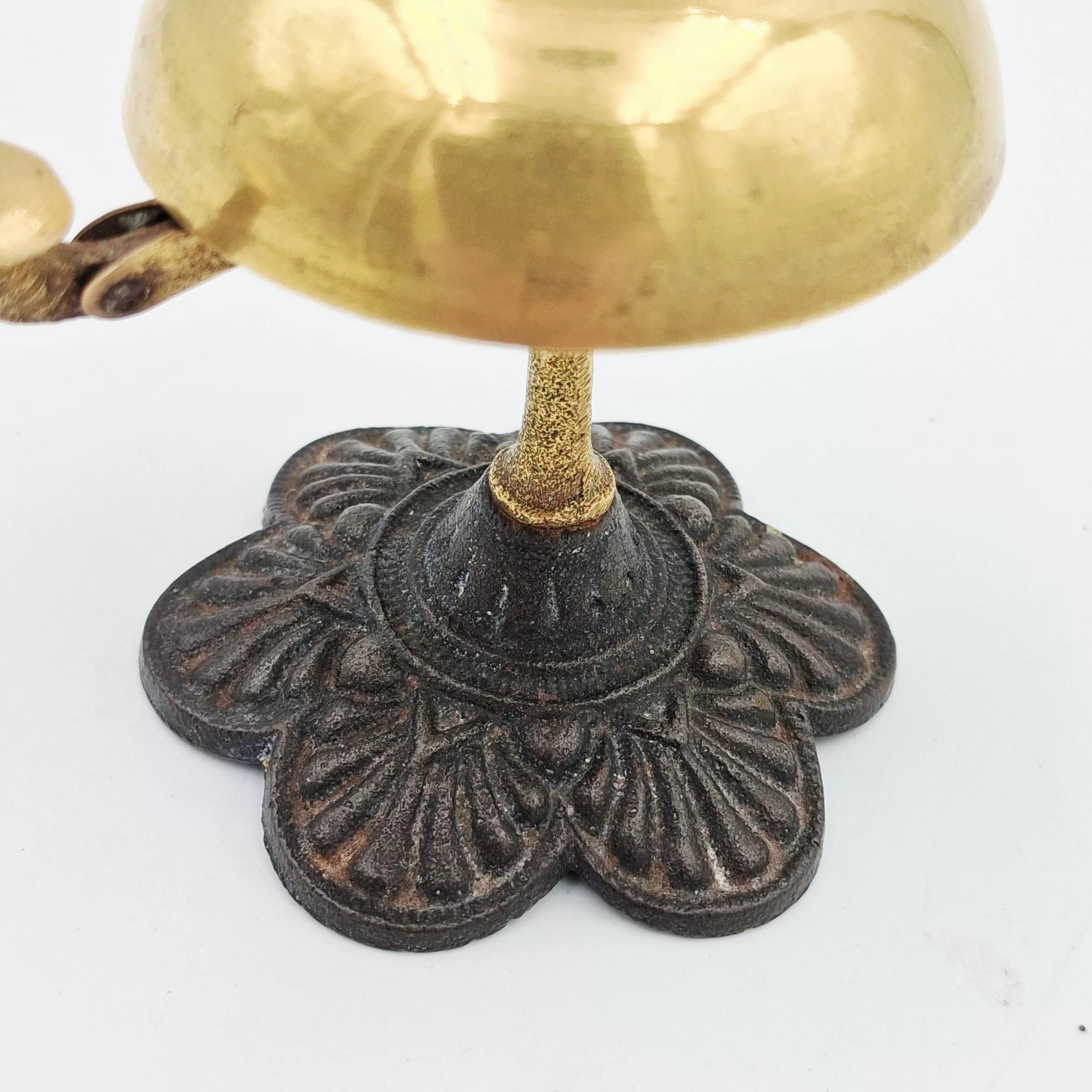 Antique hotel reception desk bell