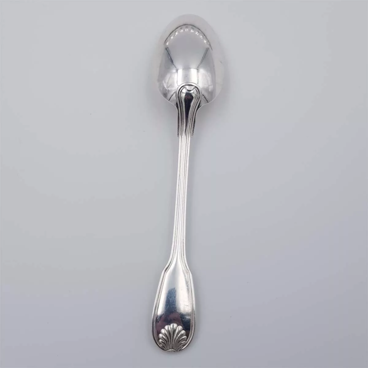 10 antique silver plated coffee spoons Boulenger France 1920