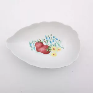 6 Avocado bowls Philippe Deshoulières limoges porcelain France