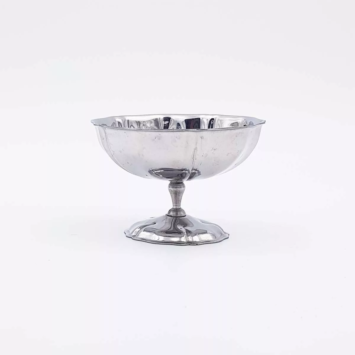 6x2oz vintage Dessert bowls Ice cream cups Champagne cups 1970 1980 stainless steel Jean Couzon Regency 6cl