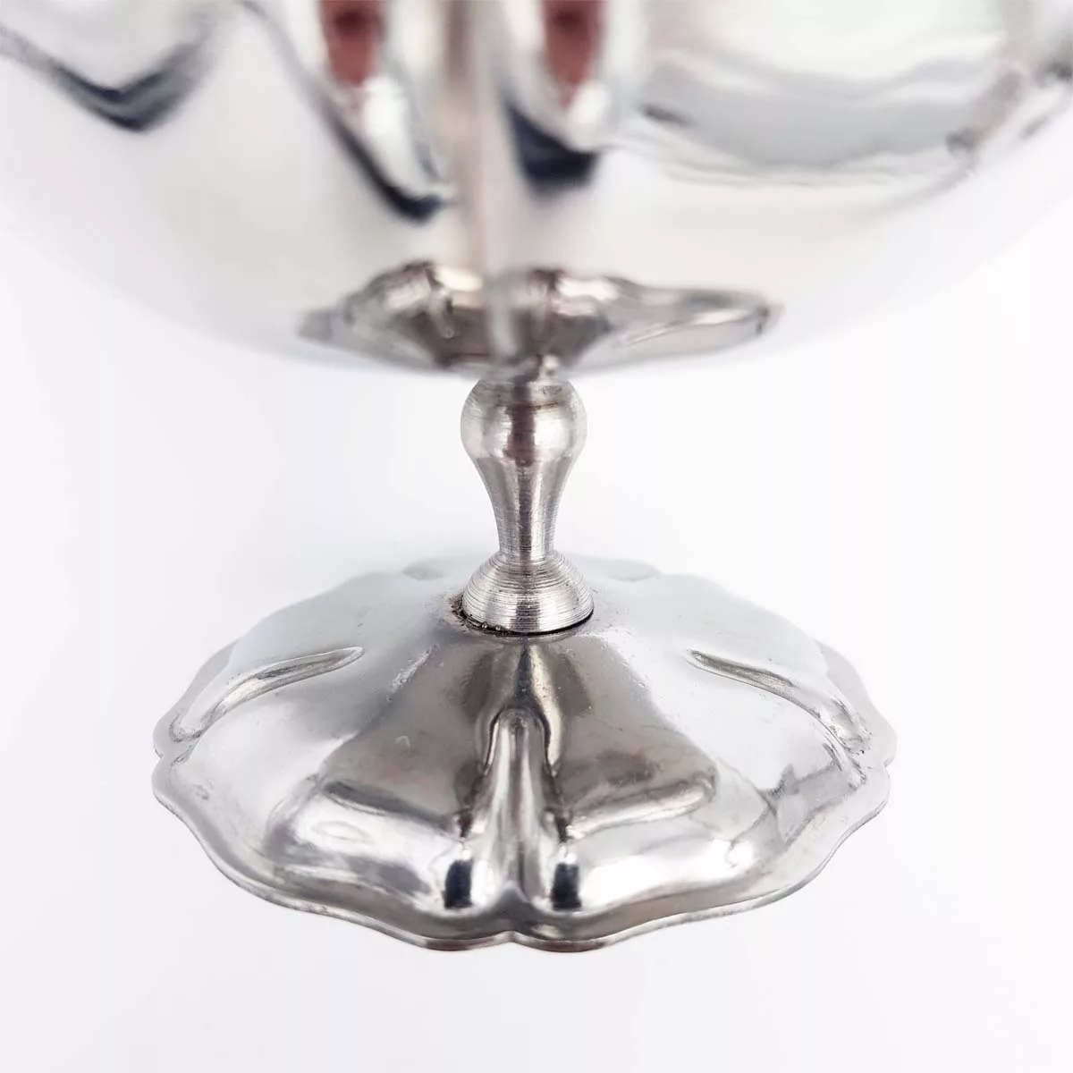 6x2oz vintage Dessert bowls Ice cream cups Champagne cups 1970 1980 stainless steel Jean Couzon Regency 6cl