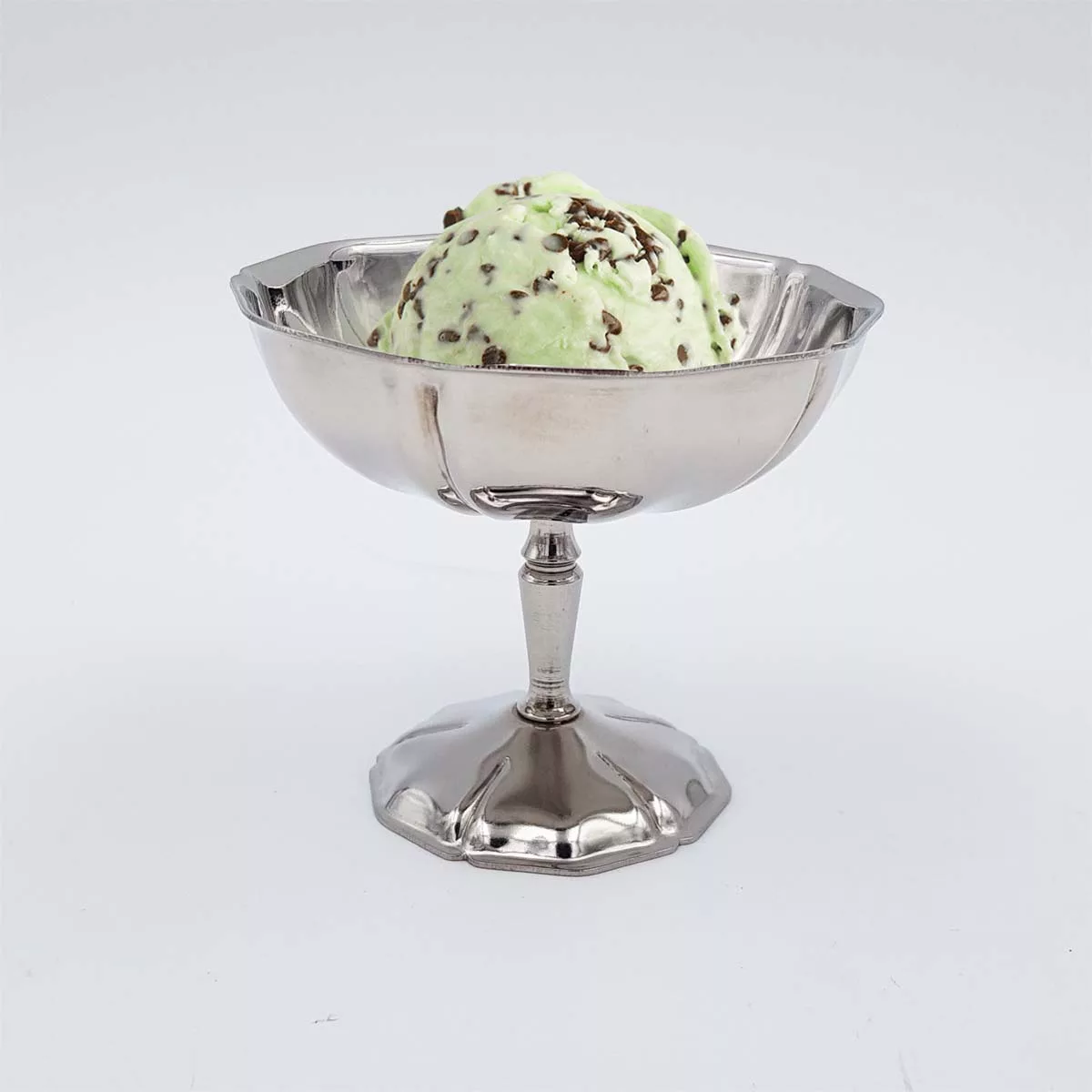 6x2oz vintage Dessert bowls Ice cream cups Champagne cups 1970 1980 stainless steel Toutinox 6cl