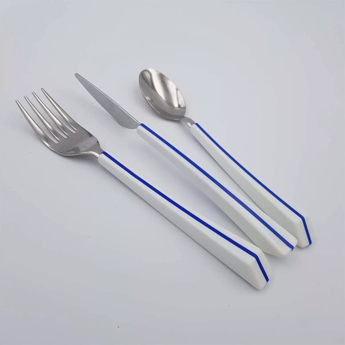 Air France Flatware Cutlery set 12pcs Guy Degrenne Nathalie George 1970s