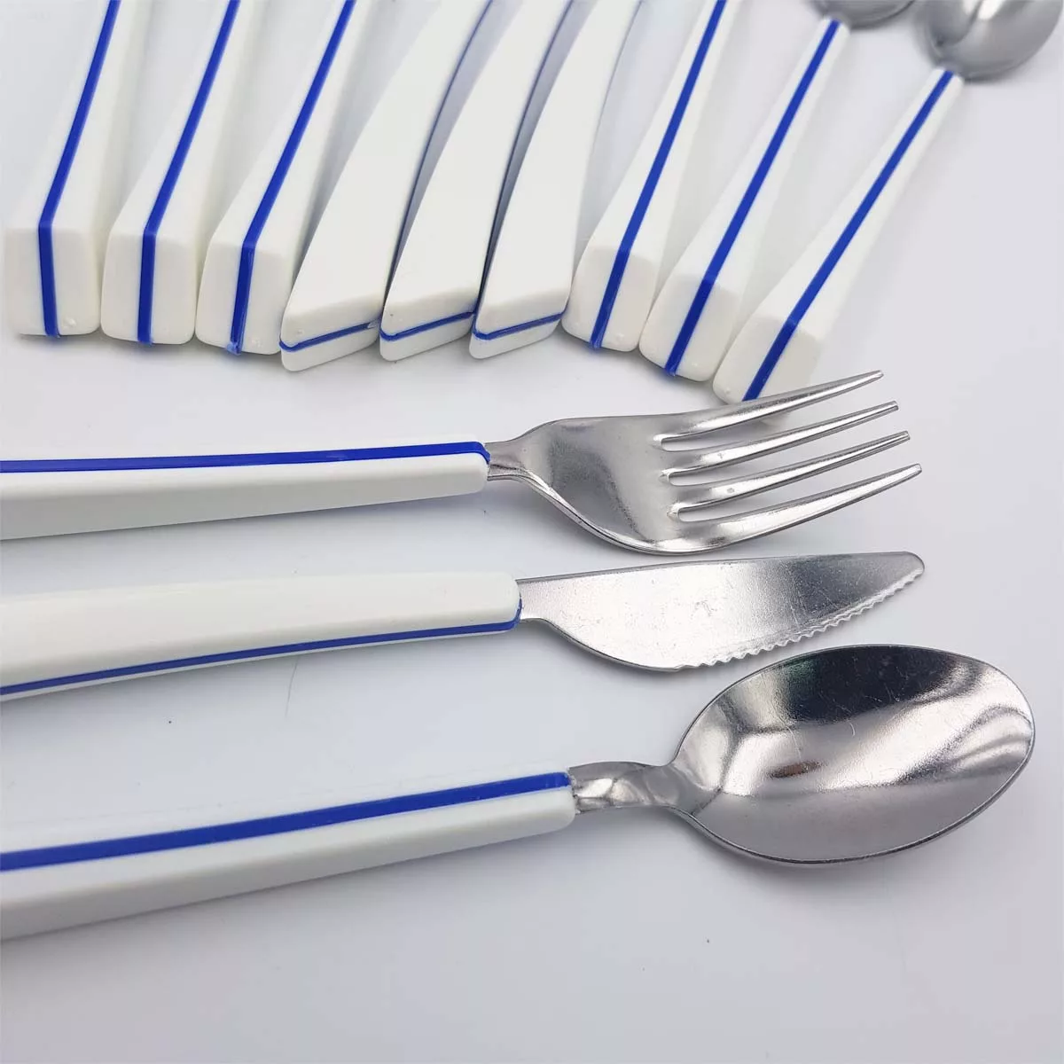 Air France Flatware Cutlery set 12pcs Guy Degrenne Nathalie George 1970s