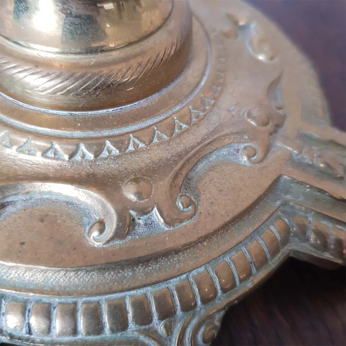 Antique oil lamp france 19th century brass cristal onyx