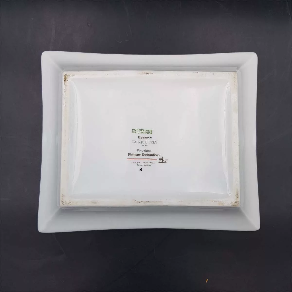 Big luxury ashtray limoges multicolor Philippe Deshoulières Patrick Frey Byzance