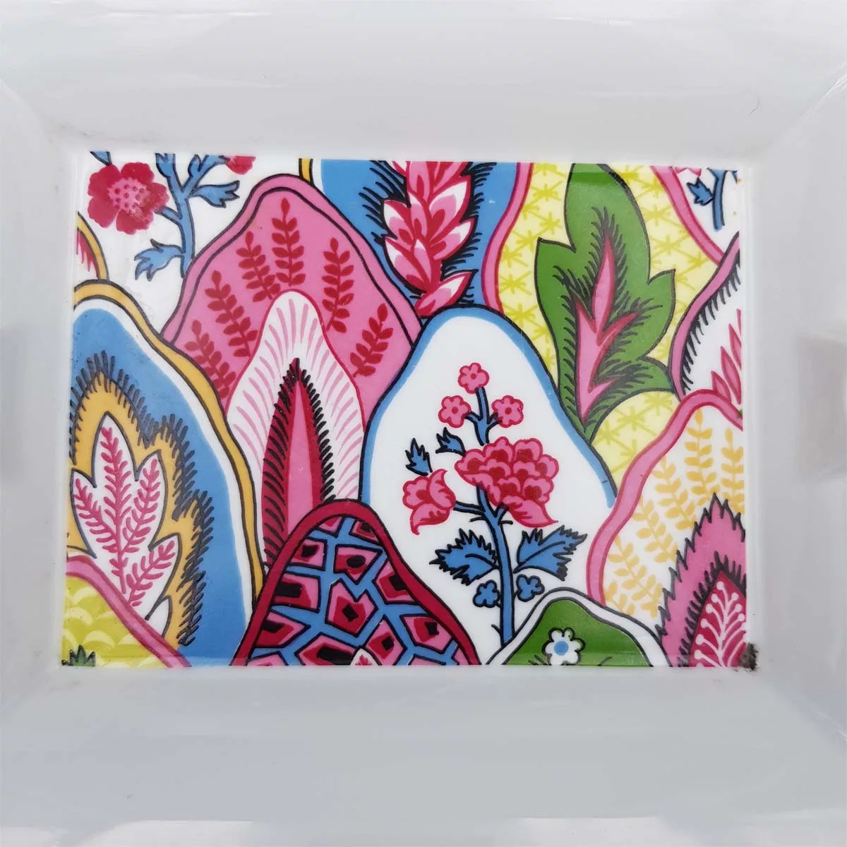 Big luxury ashtray limoges multicolor Philippe Deshoulières Patrick Frey Byzance