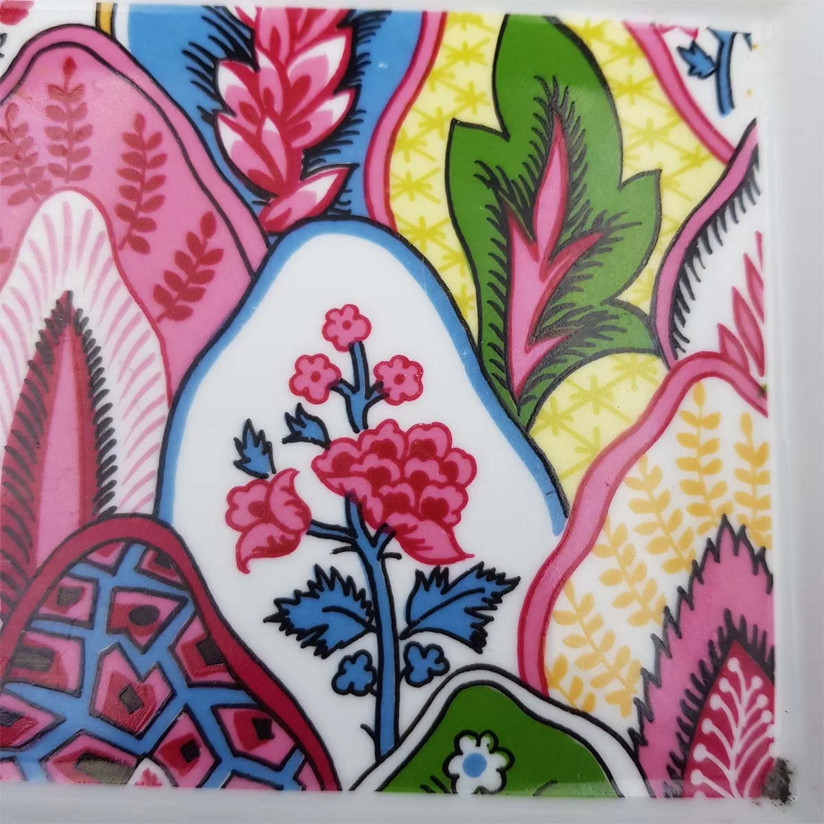 Big luxury ashtray limoges multicolor Philippe Deshoulières Patrick Frey Byzance