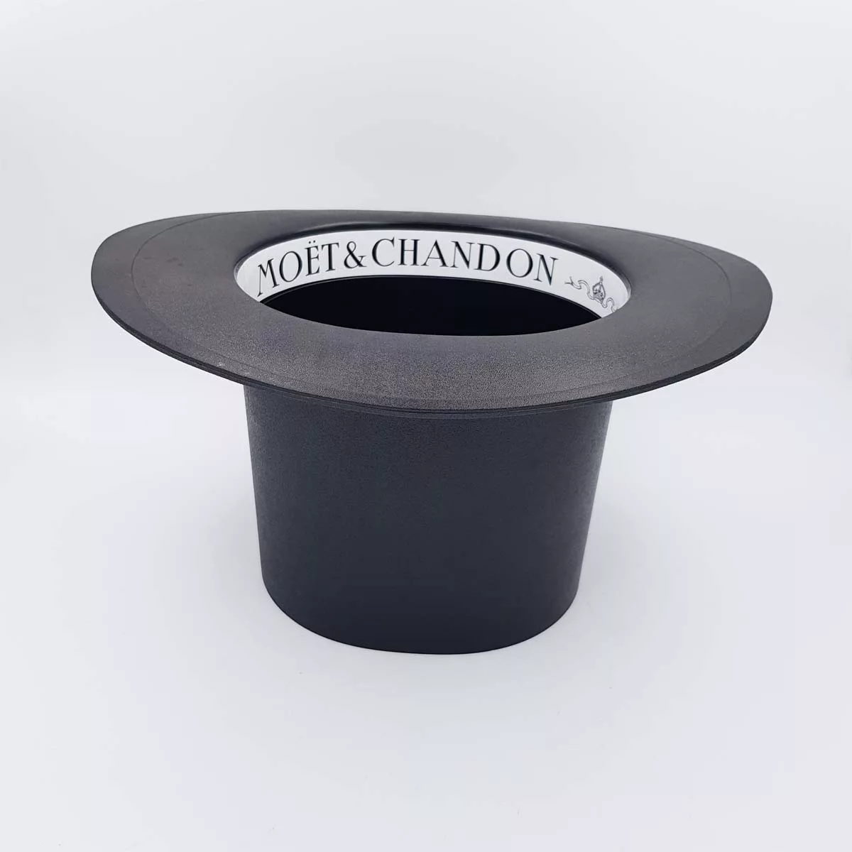 Champagne cooler Ice bucket shape of a top hat Moet & Chandon 1980 France