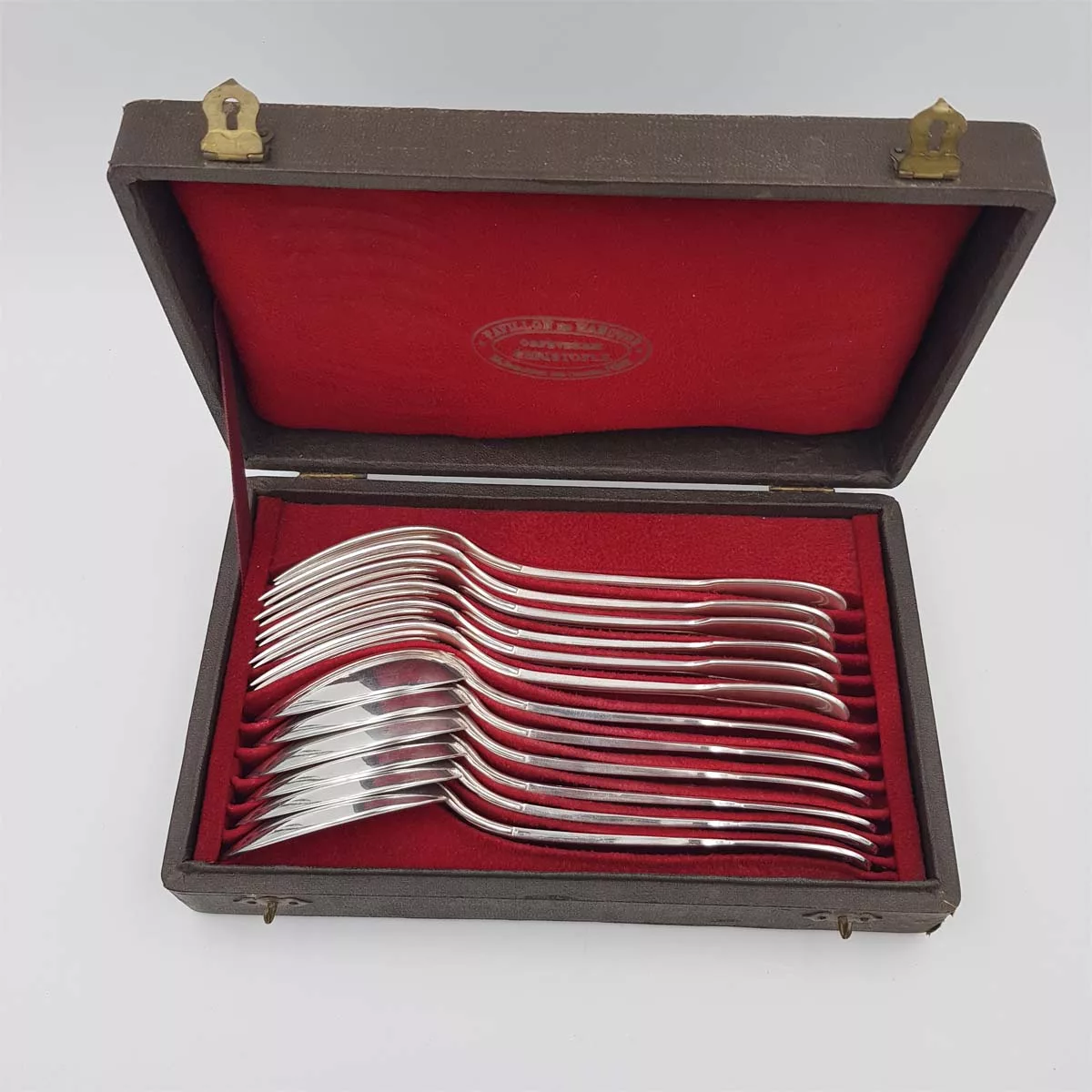 Christofle Chinon Pavillon de Hanovre cutlery case box 12pcs
