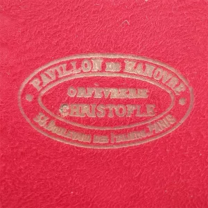 Christofle Chinon Pavillon de Hanovre cutlery case box 12pcs