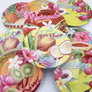 Genevieve Lethu Bondi Beach coffee cups plates bowls coasters tropical fruits theme