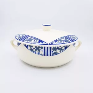 Lidded Soup dish Pasta dish Badonviller CADO circa 1930 France