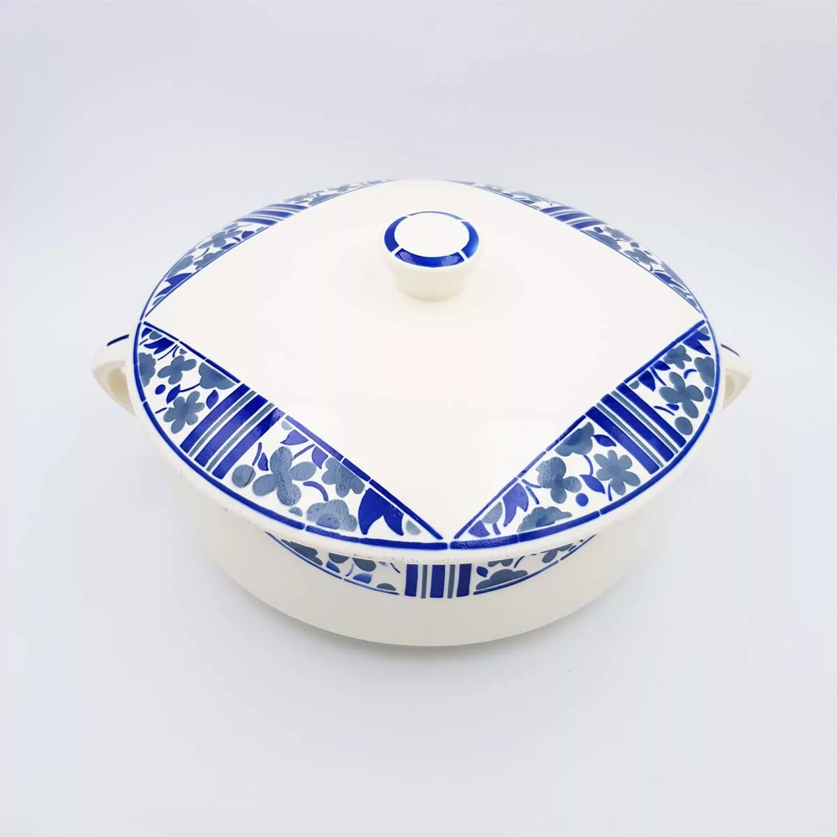 Lidded Soup dish Pasta dish Badonviller CADO circa 1930 France