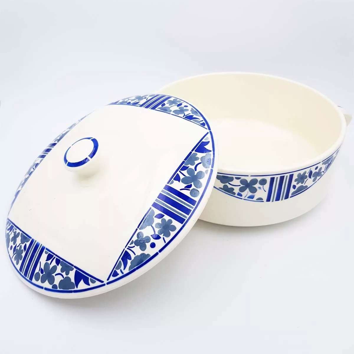 Lidded Soup dish Pasta dish Badonviller CADO circa 1930 France