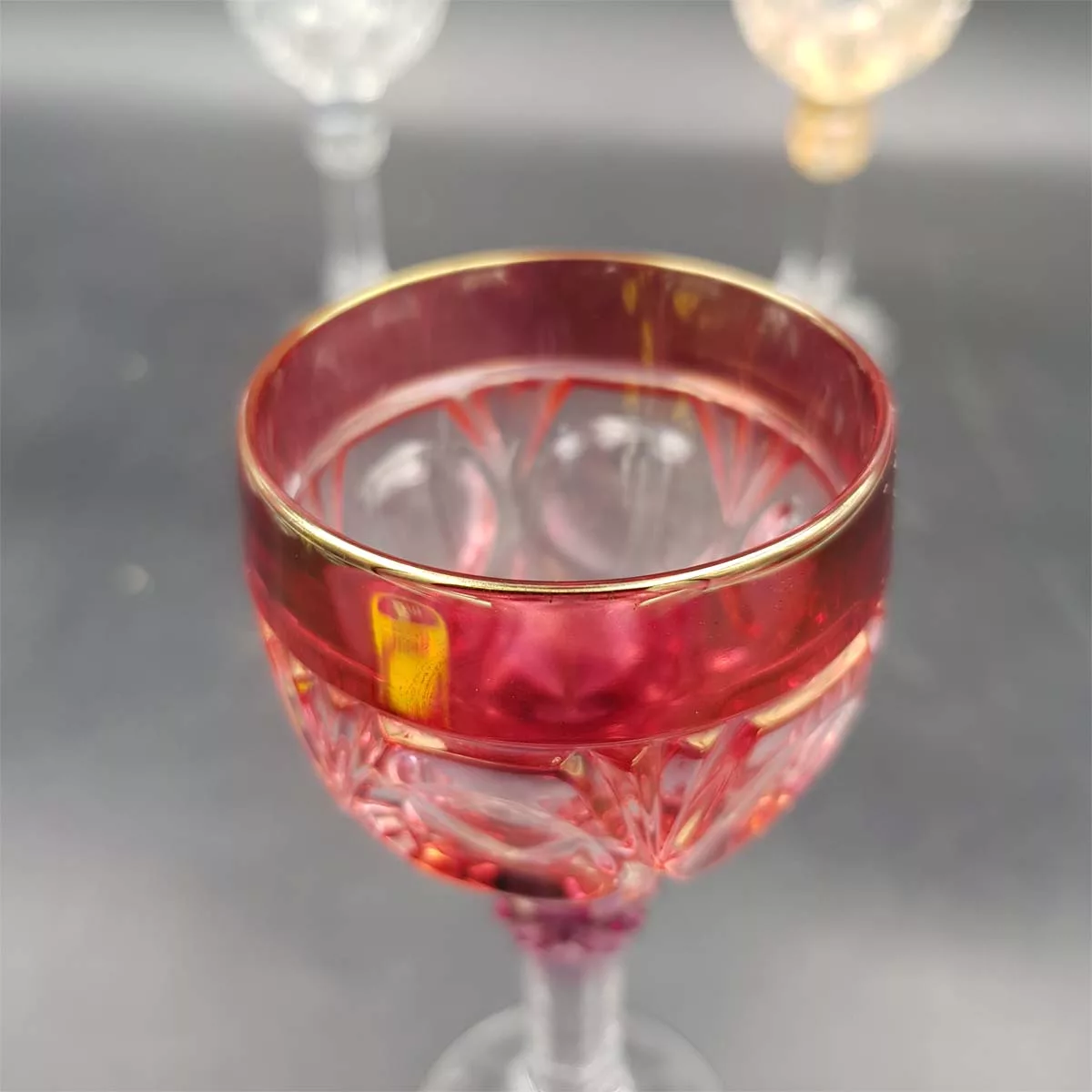 5x1oz Nachtmann Amaris Cordial glasses glasses cut crystal