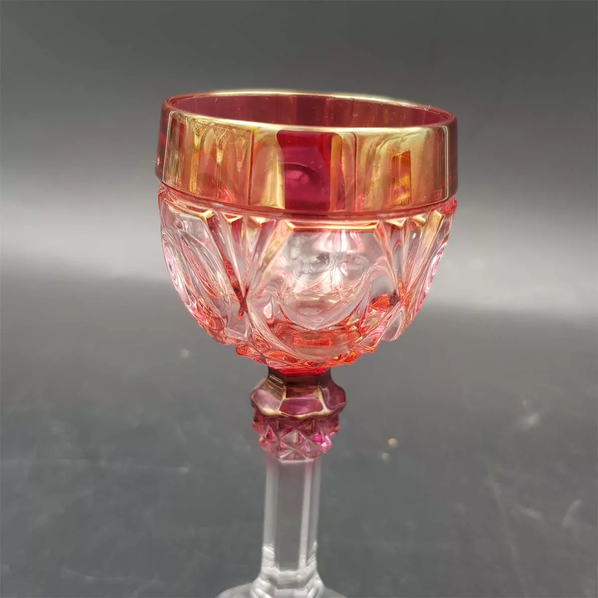 5x1oz Nachtmann Amaris Cordial glasses glasses cut crystal
