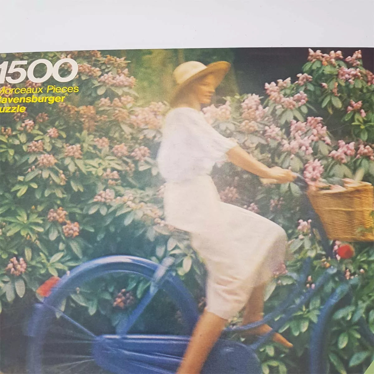 Rare puzzle 1500pcs sealed bag Ref Ravensburger 62556544 David Hamilton Girl on a bicycle 1977