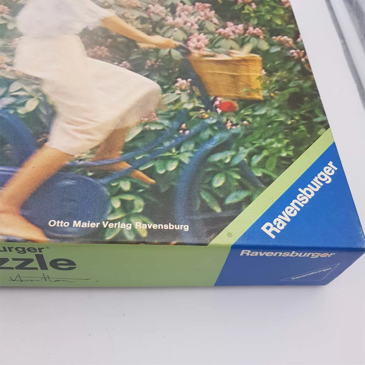 Rare puzzle 1500pcs sealed bag Ref Ravensburger 62556544 David Hamilton Girl on a bicycle 1977