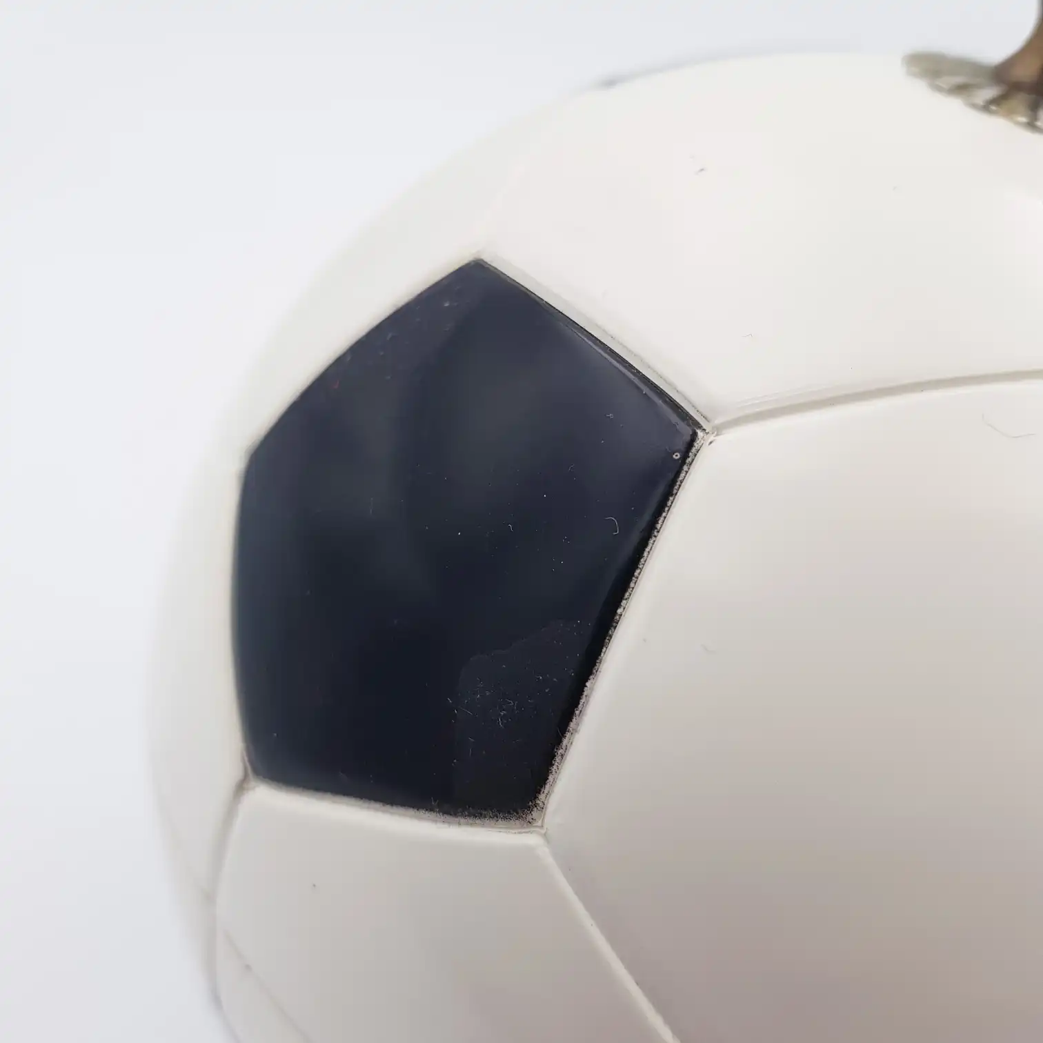 Vintage cigarettes dispenser cigarettes box in the shape of a soccer ball