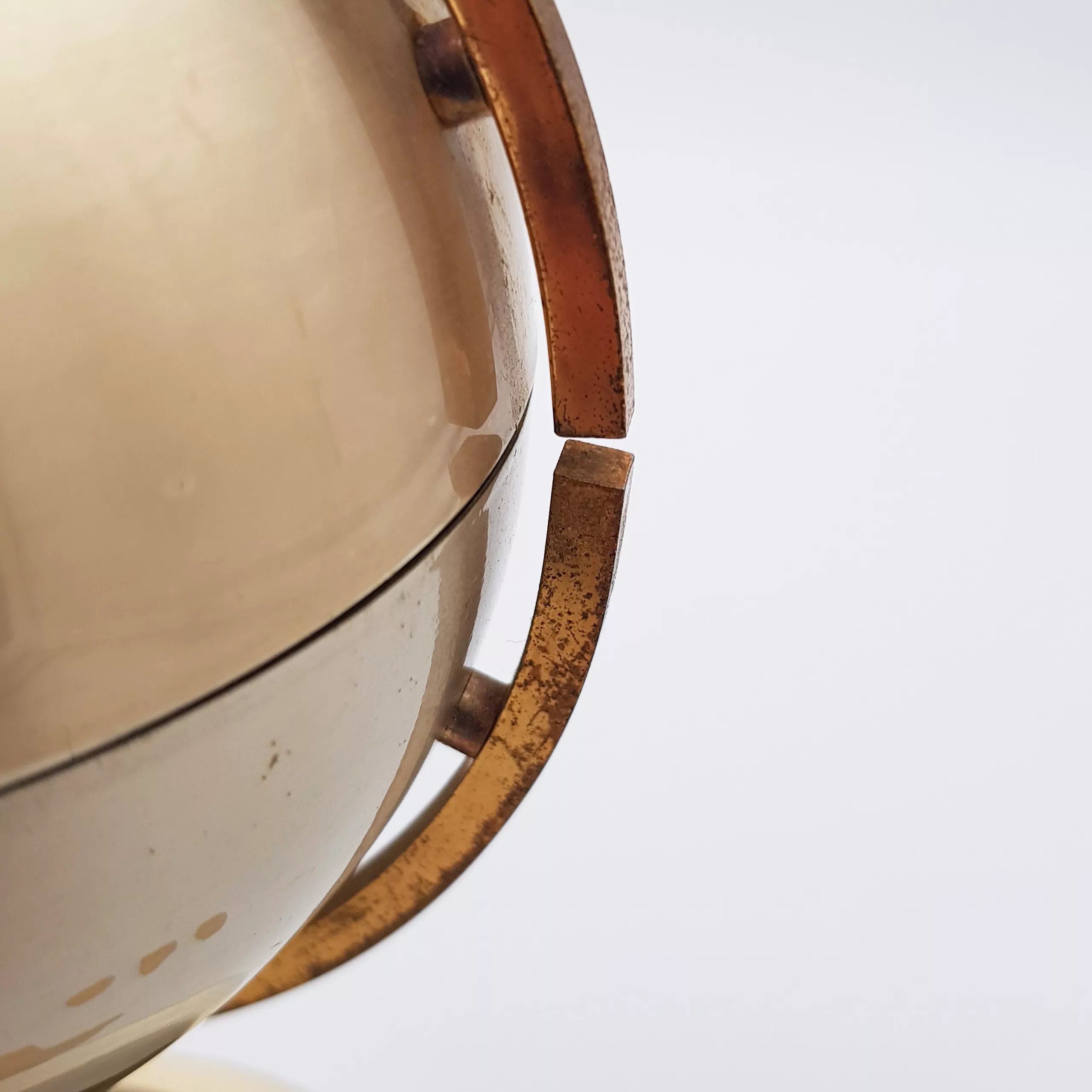 Vintage cigarettes dispenser shape of a small earth globe