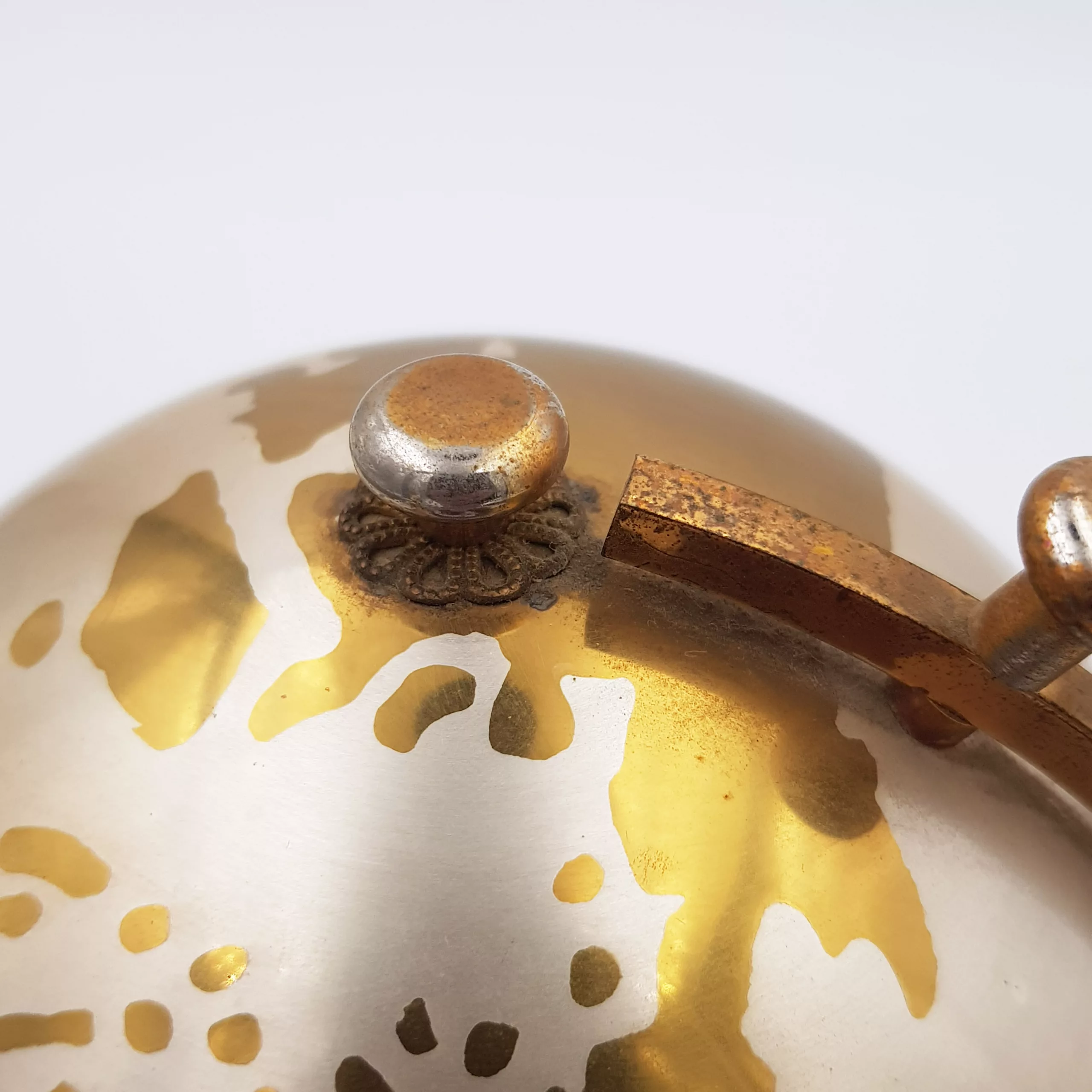 Vintage cigarettes dispenser shape of a small earth globe