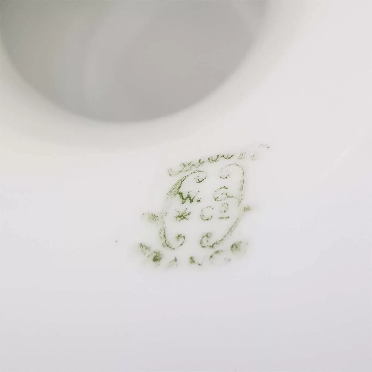 William Guerin antique 1910 Limoges porcelain jam bowl fruit dish floral deco