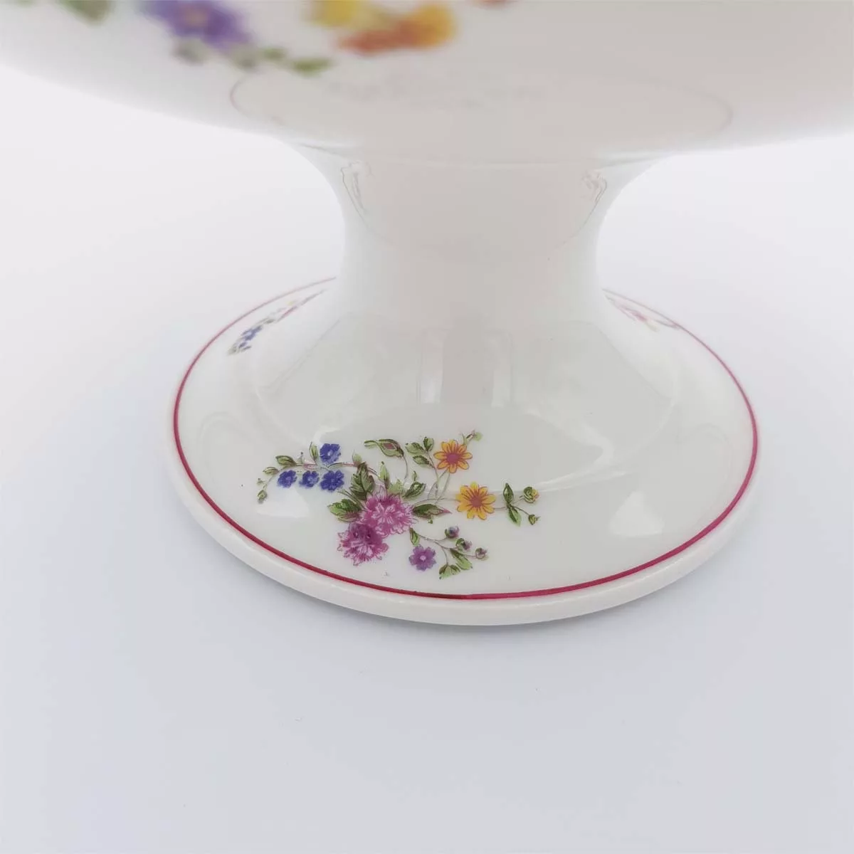 William Guerin antique 1910 Limoges porcelain jam bowl fruit dish floral deco