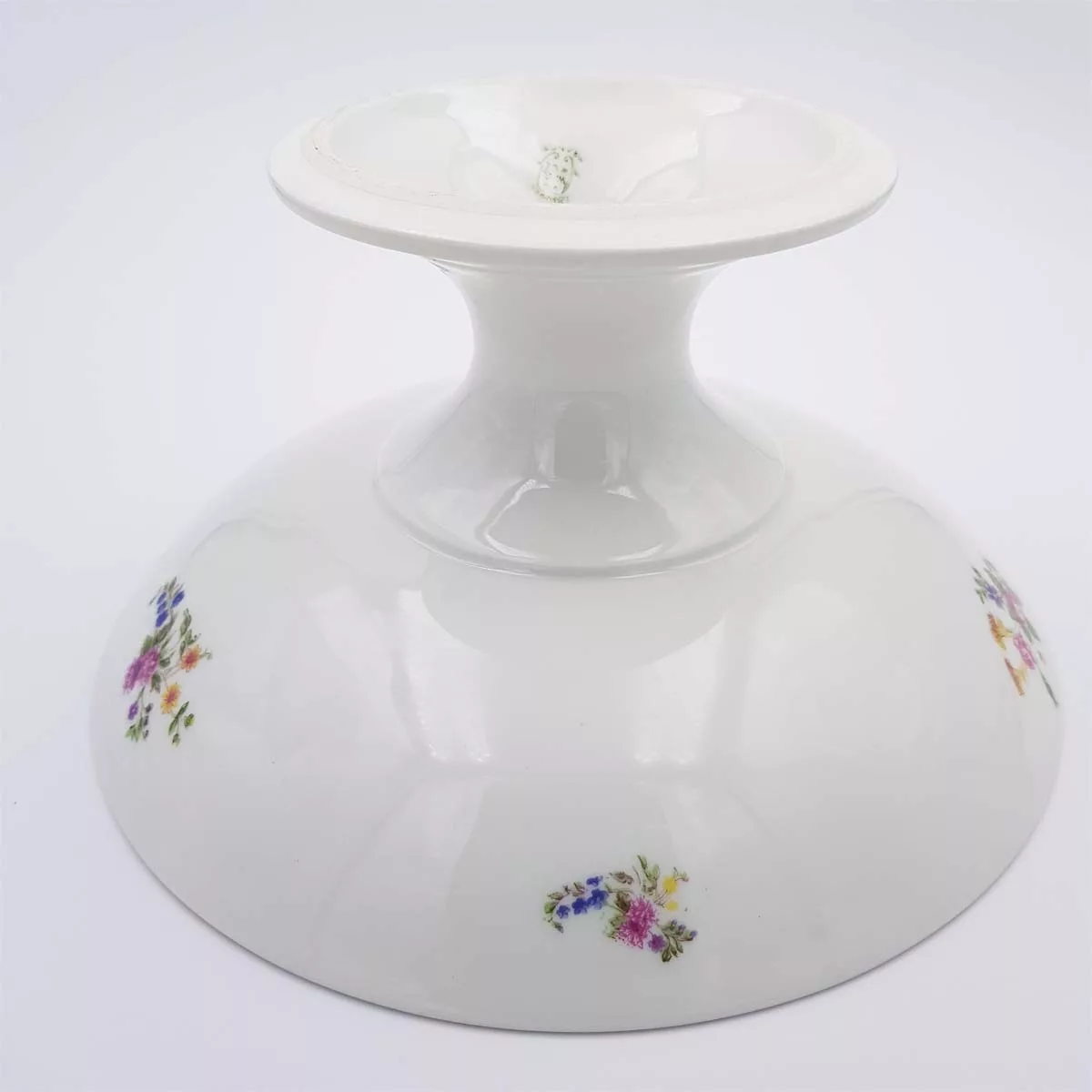 William Guerin antique 1910 Limoges porcelain jam bowl fruit dish floral deco