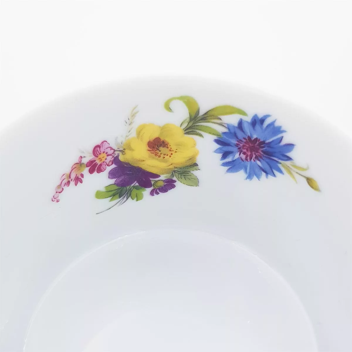 Coffee cup Tea cup porcelaine flower decoration Philippe Deshoulieres Fleurs de Baudelaire