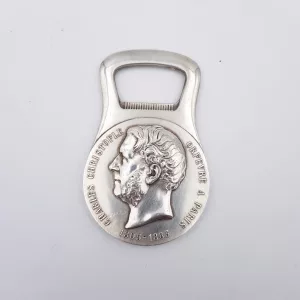 Christofle silver plated bottle opener Napoleon III