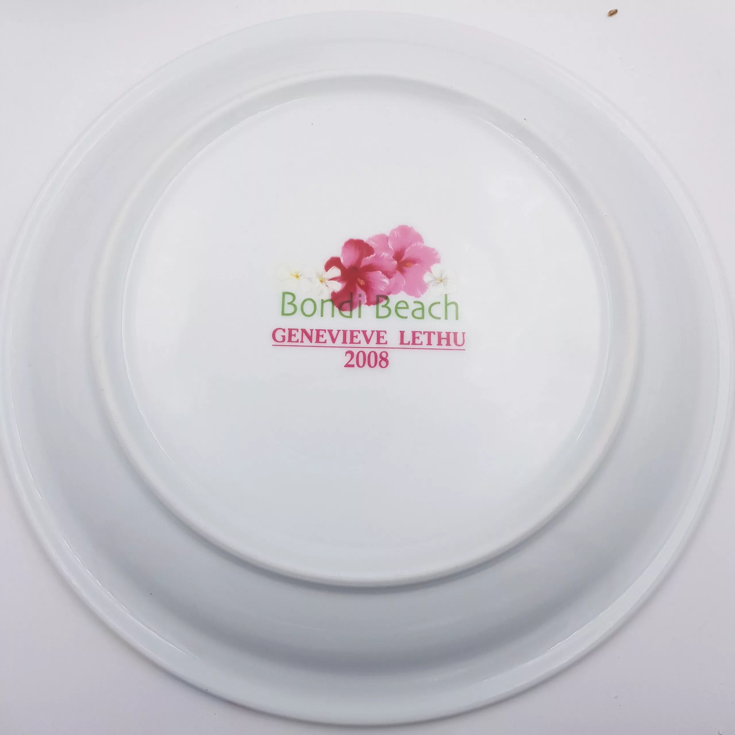 Genevieve Lethu dinner plates Bondi Beach 26cm