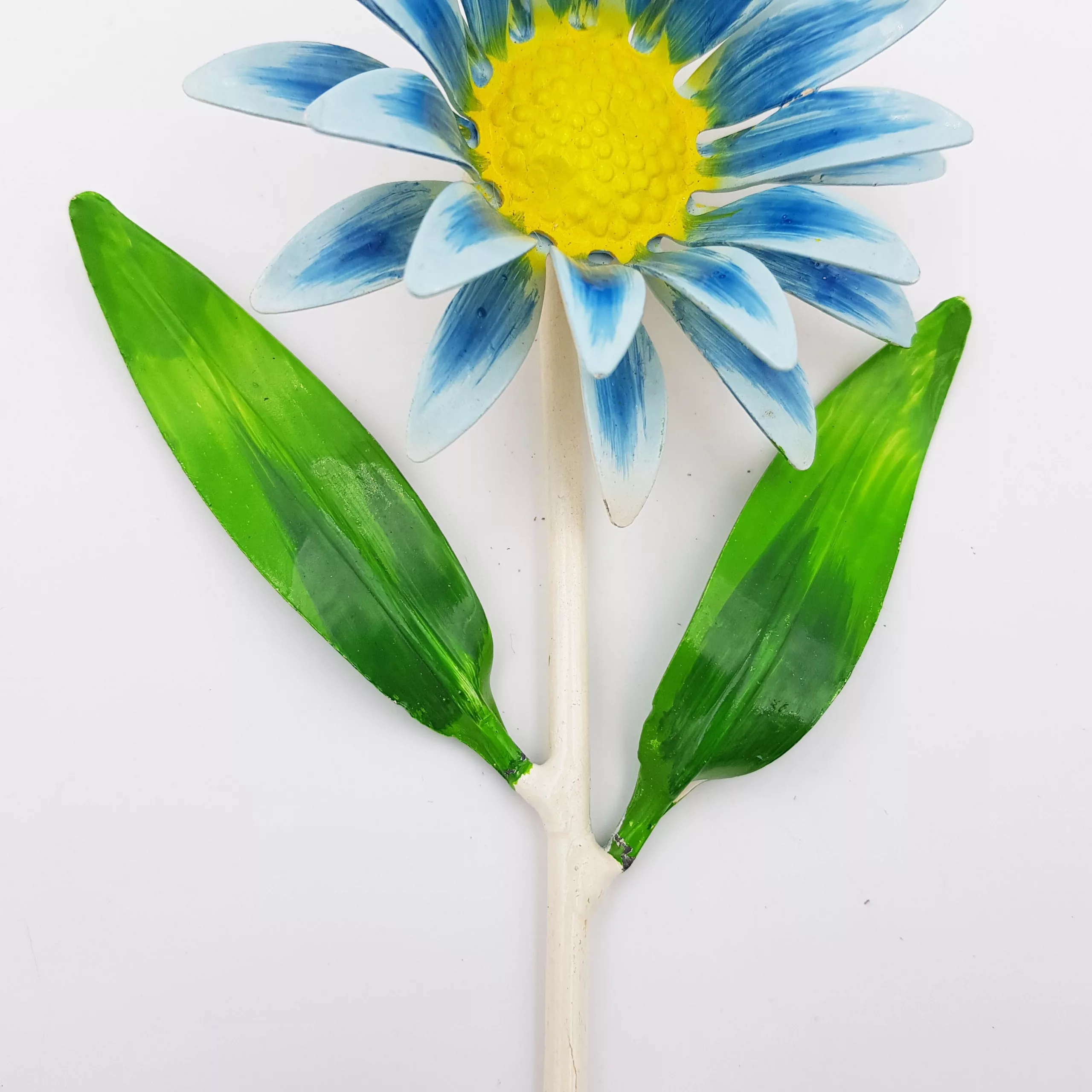 3 vintage metal towel pegs shape of flowers