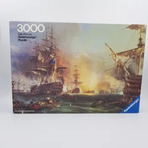 Vintage puzzle 3000 pieces Bombardment of Algiers Ravensburger 1981