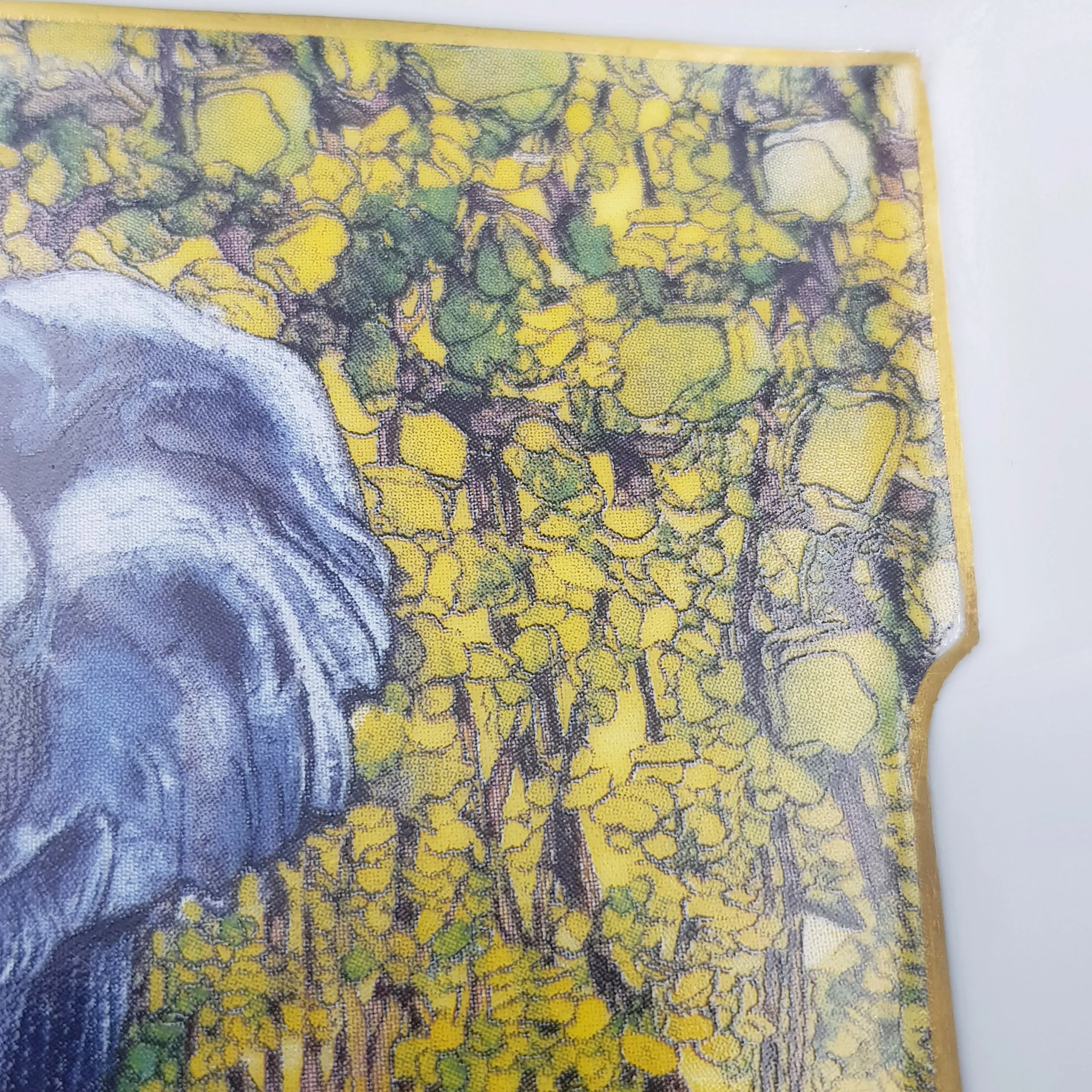 Luxury rectangular ashtray trinket tray elephant decor Raynaud Limoges porcelain